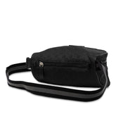 グッチ GGナイロン ベルトバッグ ウエストバッグ 509643 ブラック ナイロン レザー メンズ GUCCI 【中古】